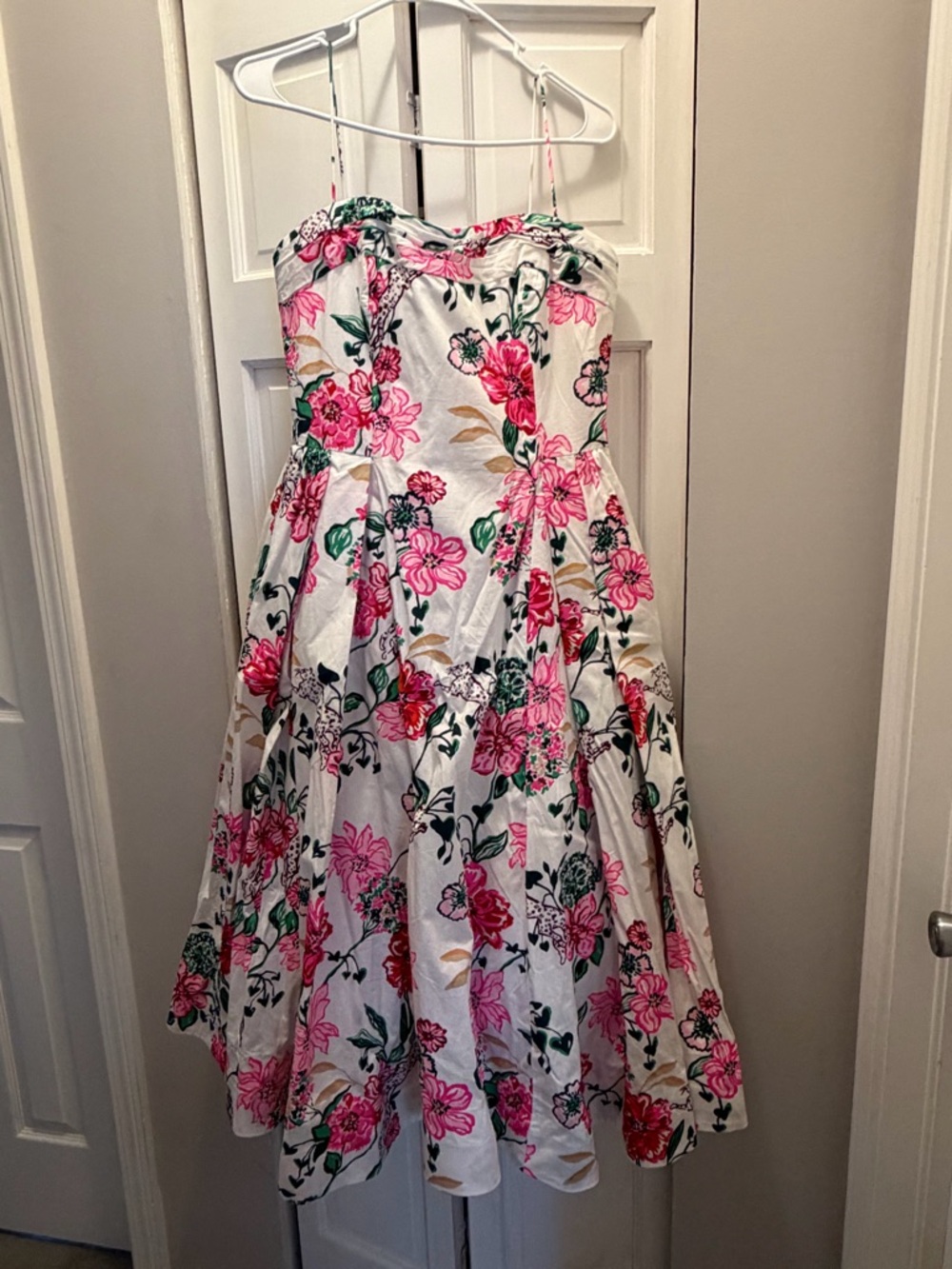 NWT LILLY PULITZER LILLYANNA MIDI DRESS SIZE 8 COCONUT SAFARI SANCTUARY